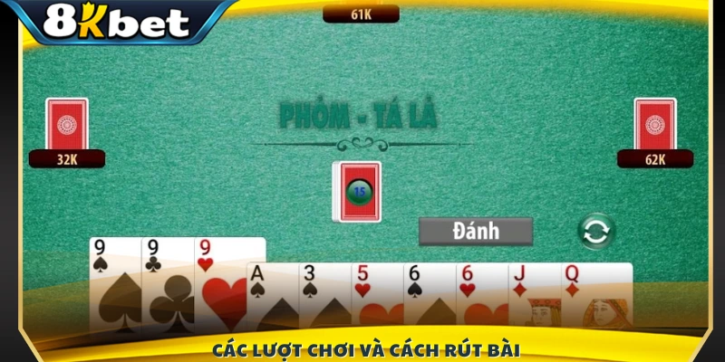 Trình tự các vòng chơi và phương pháp rút bài