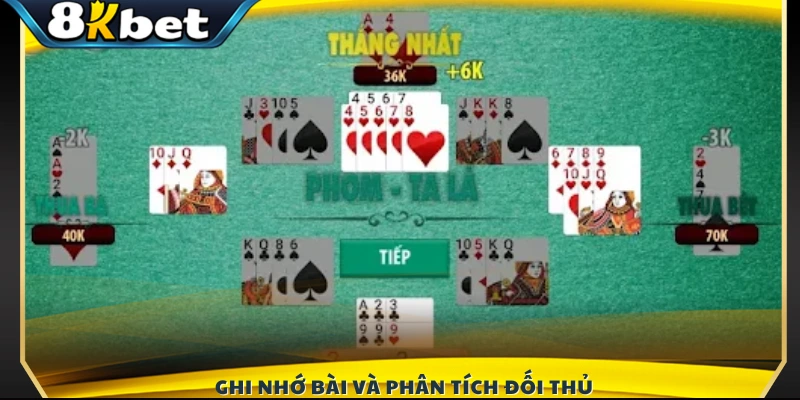 Mẹo ghi nhớ các quân bài đã ra và đọc vị đối thủ