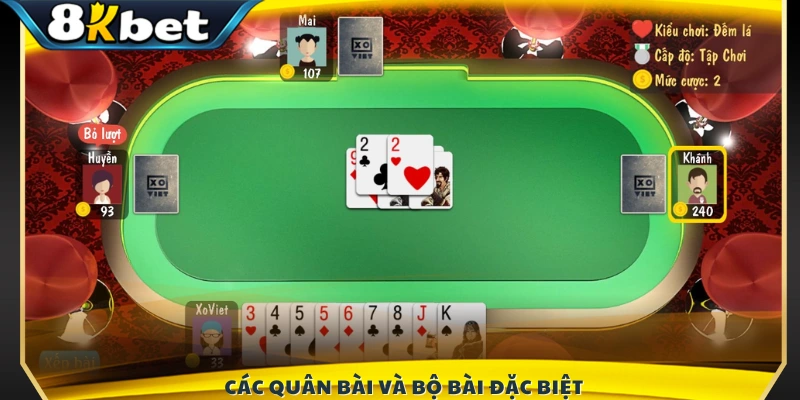 Hệ thống bài đa dạng với nhiều cách kết hợp